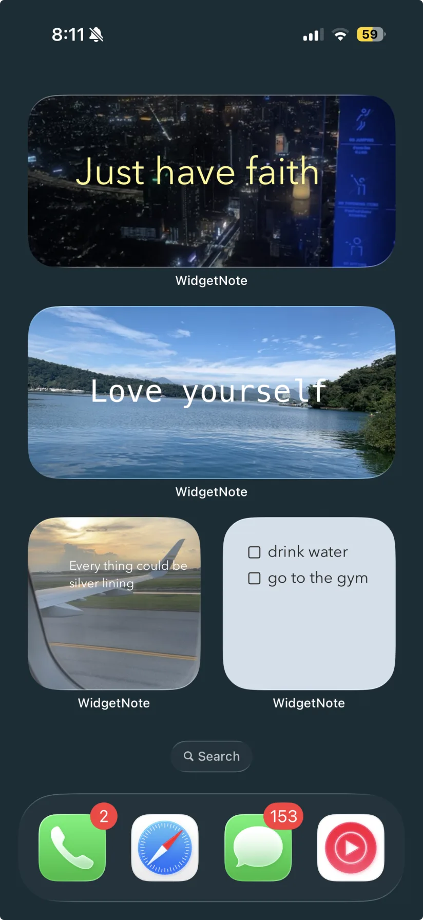 Photo notes and checklists, side by side